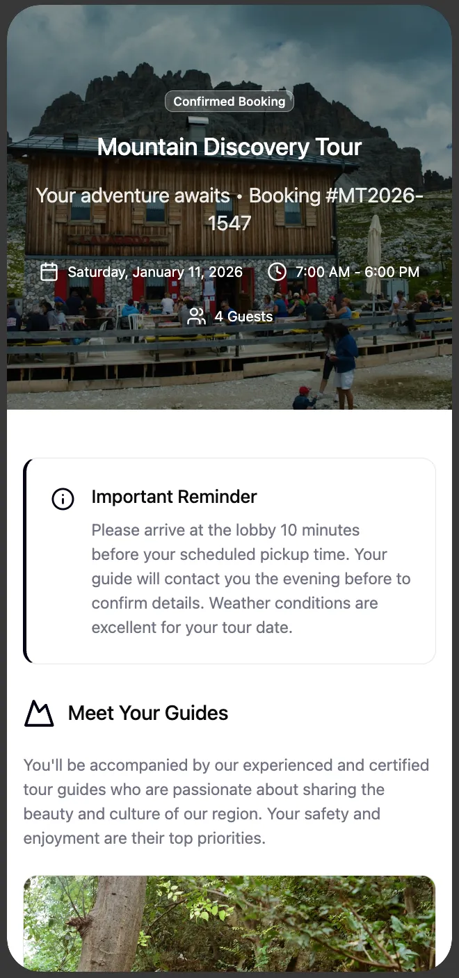 Deliver an Uber-like guest experience